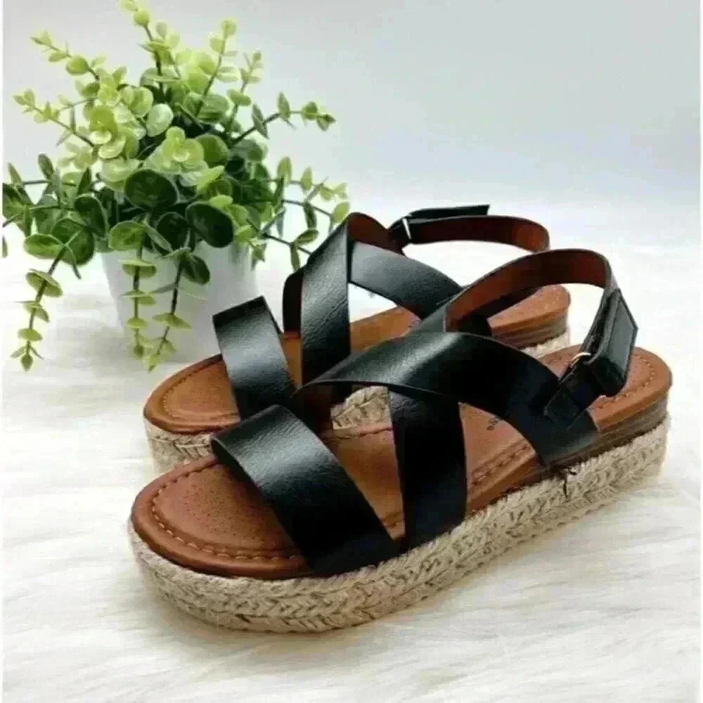 Pierre Dumas Women’s Wedge Low Platform Sandal